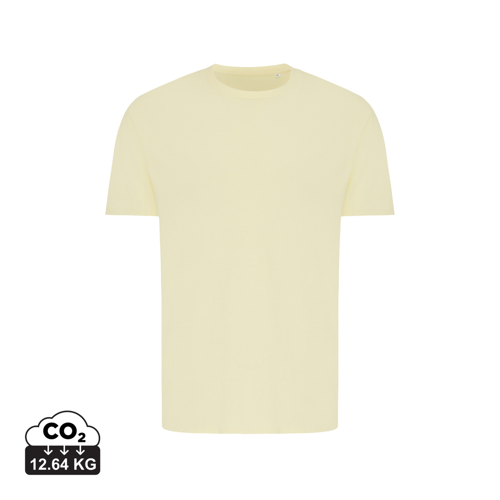T-shirt personnalisable 180g unisexe Brett Iqoniq cream yellow